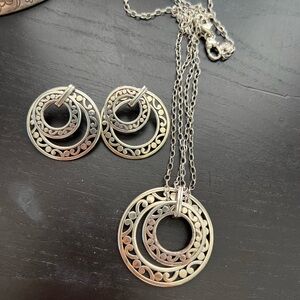 Brighton Contempo Circle Necklace Set